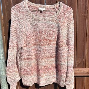 LOFT Outlet Women's Multicolor Knit Sweater Sz L
